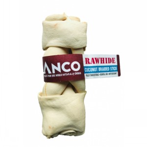 Anco Rawhide Coconut Braided Stick